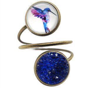 Deep Hummingbird Ring